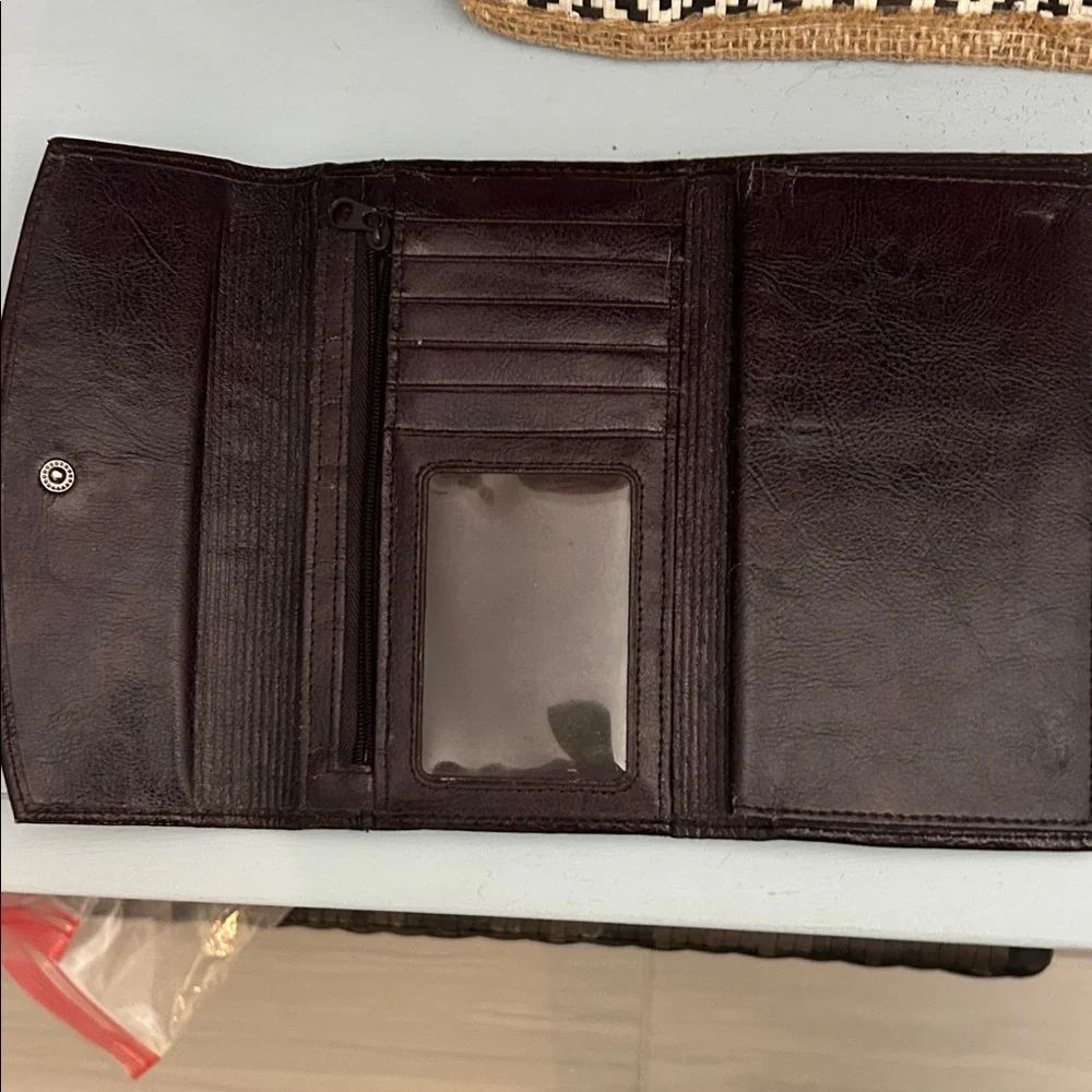 Rolfs Rich Brown/maroon  Leather wallet